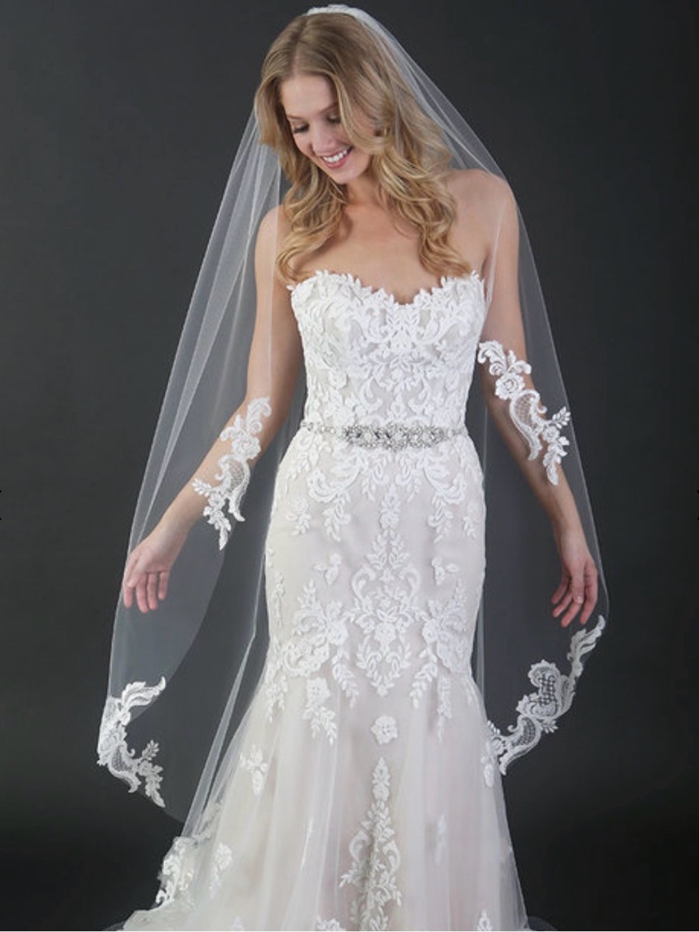 Bel Aire Bridal Veil V7477